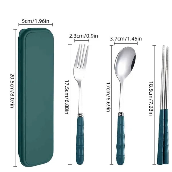 Portable Stainless Steel Cutlery Set