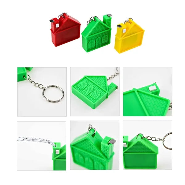 House Keychain w/ Tape Measure - Real Estate Gift