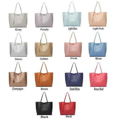 Women's Soft Leather Tote Bag
