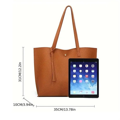 Women's Soft Leather Tote Bag
