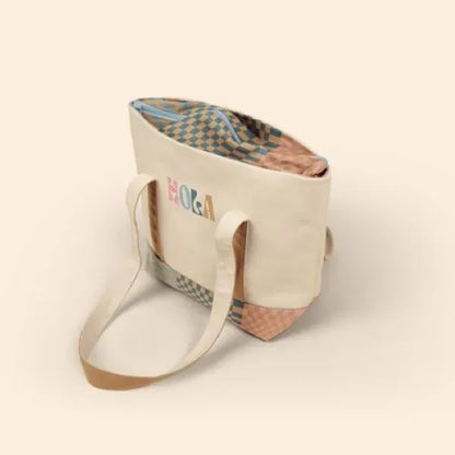 4CP TRIM MORRIS TOTE - MEDIUM ZIPPERED