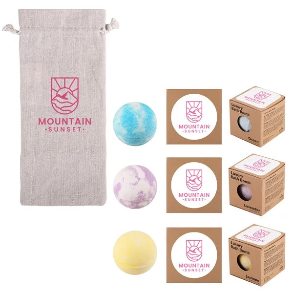 Luxury Bath Bombs 3 Piece Set