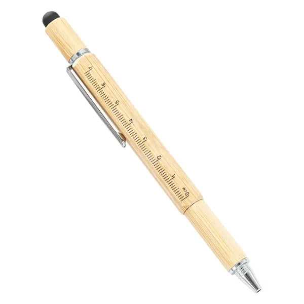 6-in-1 Bamboo Tool Pen