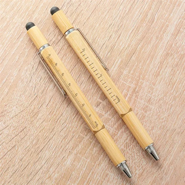 6-in-1 Bamboo Tool Pen
