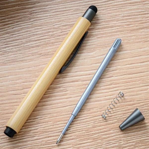 Eco-Friendly Bamboo Pen with Stylus