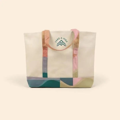 4CP TRIM MORRIS TOTE - LARGE ZIPPERED