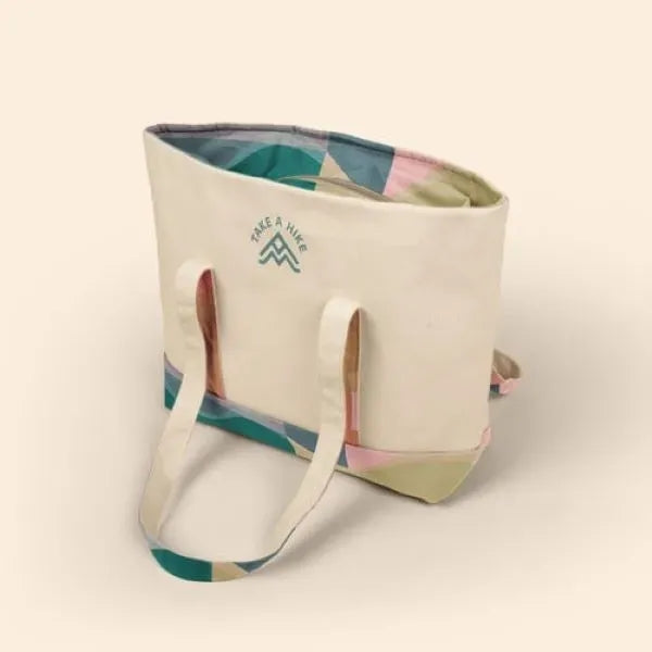 4CP TRIM MORRIS TOTE - LARGE ZIPPERED