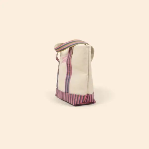 4CP TRIM MORRIS TOTE - SMALL ZIPPERED