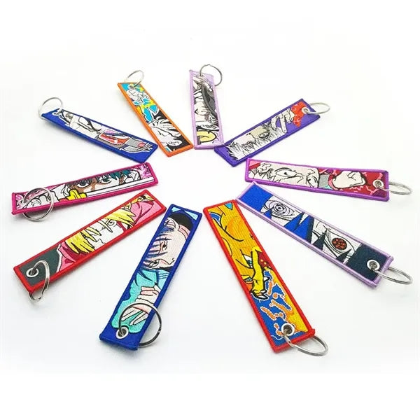 Customized Embroidery Keychain Tag