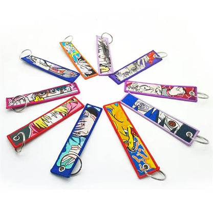 Customized Embroidery Keychain Tag