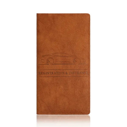 PU Leather Car Document Holder