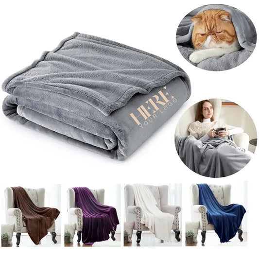 Soft Lightweight Fleece Bed Blankets