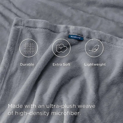 Soft Lightweight Fleece Bed Blankets