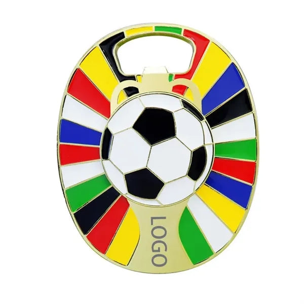 Soccer Fan Bottle Opener Magnet