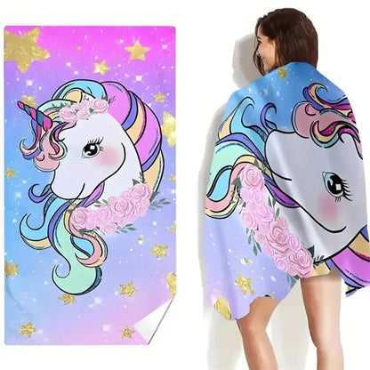 32"x63" Dye Sublimation Cooling Towels Custom Outdoor Beach
