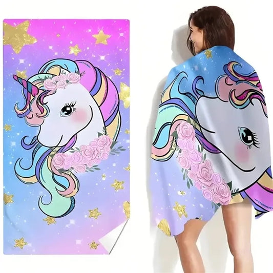 32"x63" Dye Sublimation Cooling Towels Custom Outdoor Beach