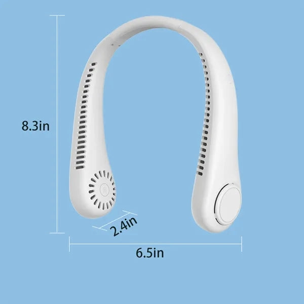 Portable Charging Neck Hanging Lazy Silent Bladeless Fan