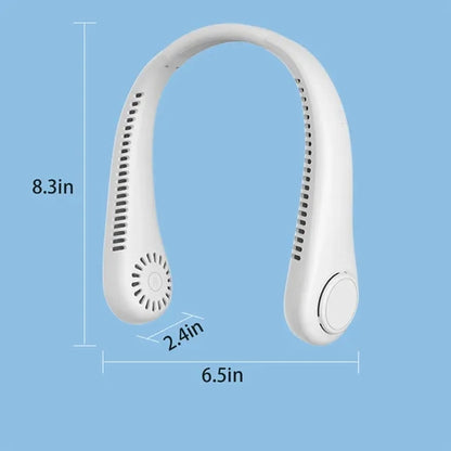 Portable Charging Neck Hanging Lazy Silent Bladeless Fan