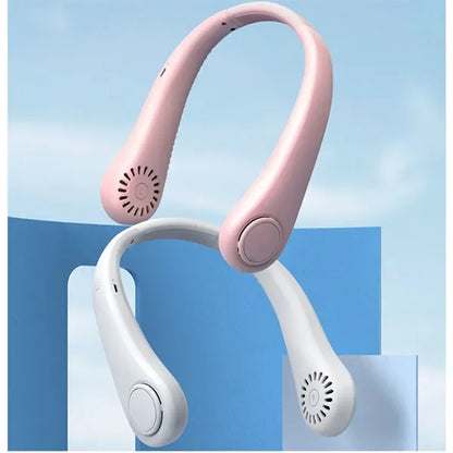 Portable Charging Neck Hanging Lazy Silent Bladeless Fan