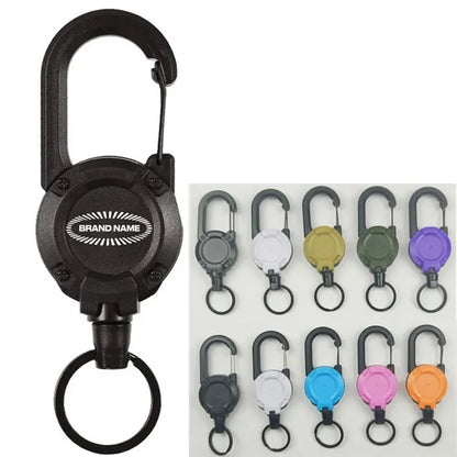 Outdoor Accessories Backpack Wire Rope Retractable Keychain