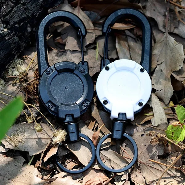 Outdoor Accessories Backpack Wire Rope Retractable Keychain