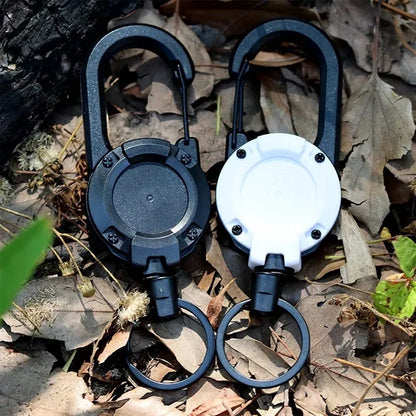 Outdoor Accessories Backpack Wire Rope Retractable Keychain