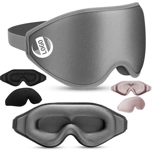 Airline Travel 3D Stereo Blackout Eye Mask For Sleep