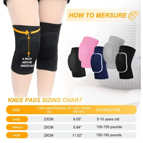 Soft Breathable Volleyball Sponge Knee Pads