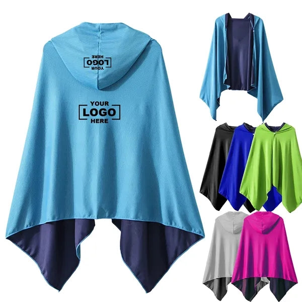 Cool Quick-Drying Beach Cape Diving Hooded Changing Clothes