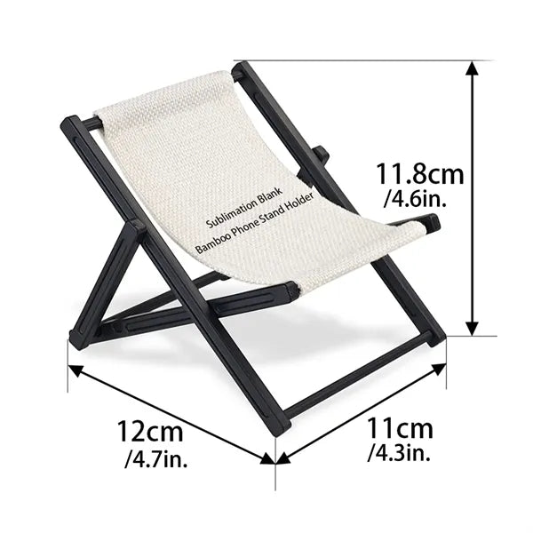 Fabric Chair Shape Mobile Phone Holder Heat Transfer Custom