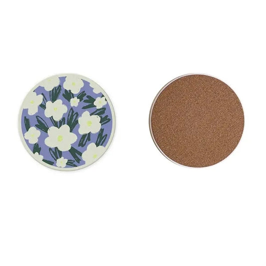 Personalized 4.06" , 4.06" Round Diatomite Coaster