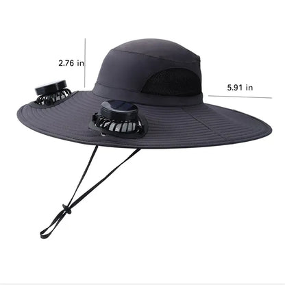Sun Hats With 2 Power Supply Modes