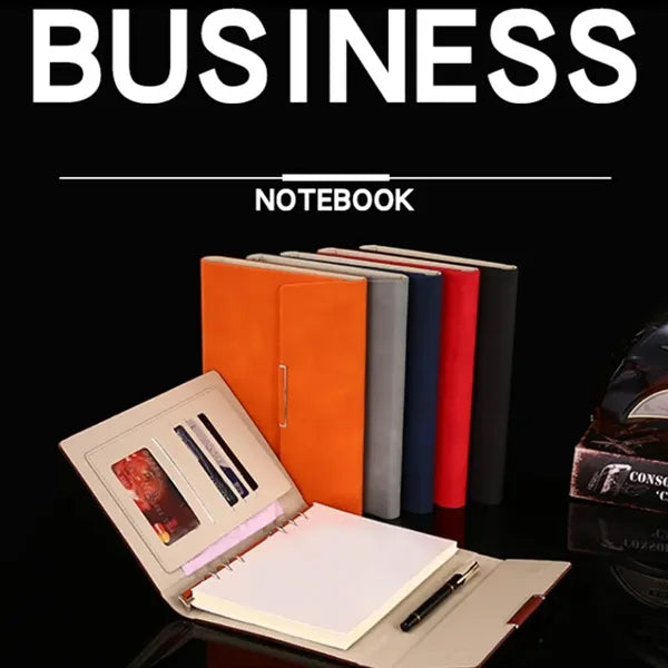 A5/B5 Leather Notebook Gift Set