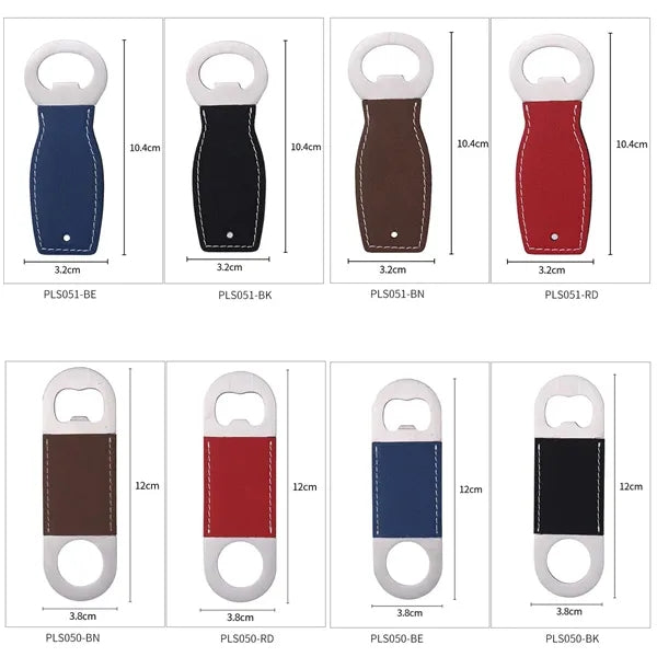 PU Leather Handle Bottle Opener