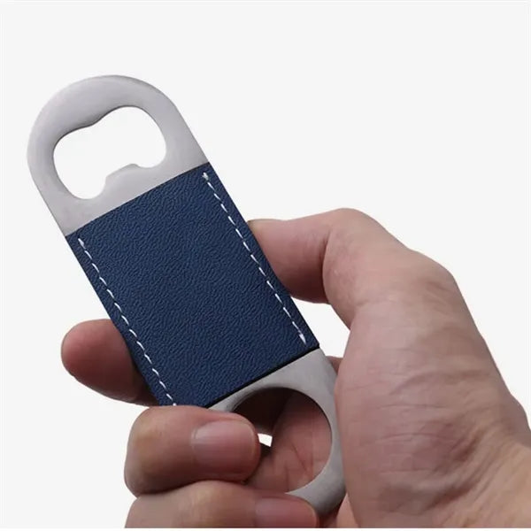 PU Leather Handle Bottle Opener