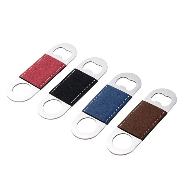 PU Leather Handle Bottle Opener