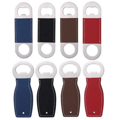 PU Leather Handle Bottle Opener