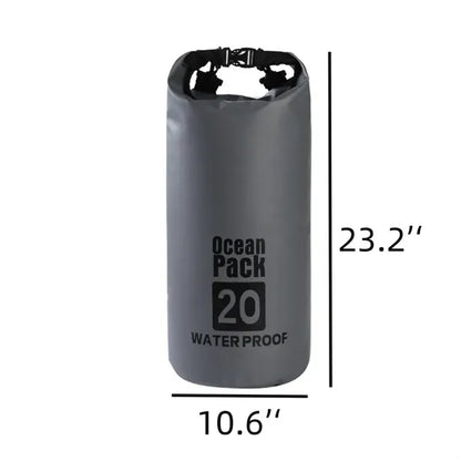 Extra Large Waterproof Dry Bag 30L w/Double Shoulder Strap