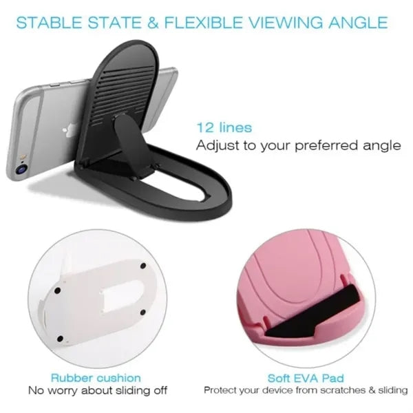 Portable Foldable Desktop Cell Phone Holder