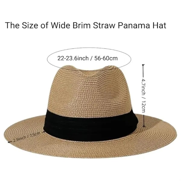 Women Beach Sun Wide Brim Straw Hats
