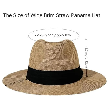 Women Beach Sun Wide Brim Straw Hats