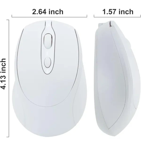 Portable Silent Rechargeable Wireless Mouse for Laptop