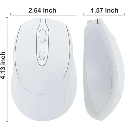 Portable Silent Rechargeable Wireless Mouse for Laptop
