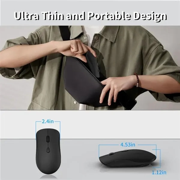 Rechargeable Wireless Bluetooth Dual Mode Mouse