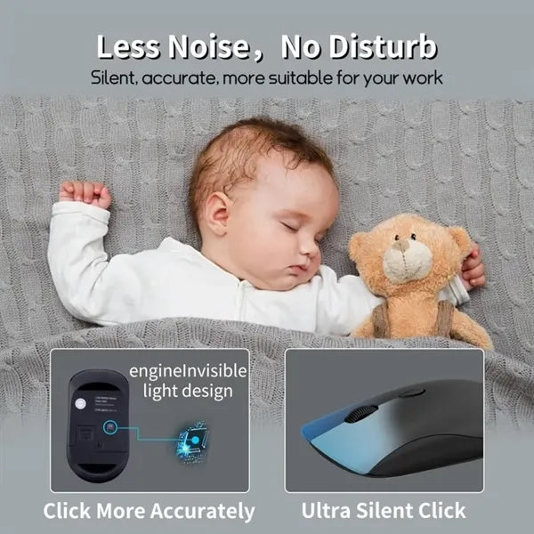 Rechargeable Wireless Bluetooth Dual Mode Mouse