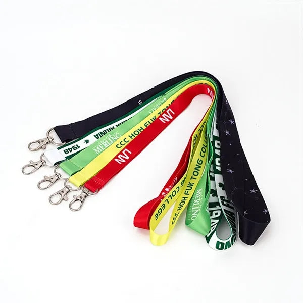 New Customized Nylon Jacquard Lanyard