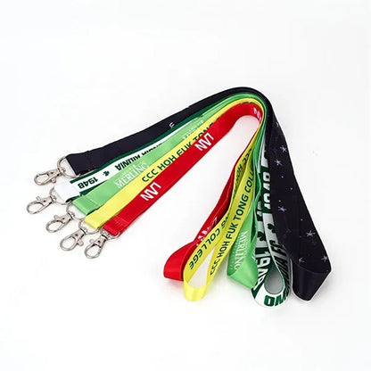 New Customized Nylon Jacquard Lanyard