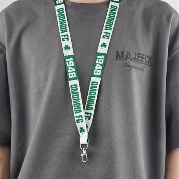 New Customized Nylon Jacquard Lanyard