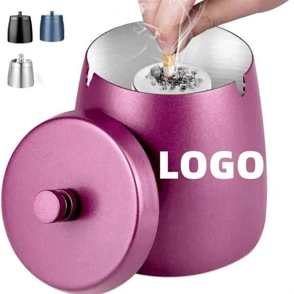 Indoor Smell Proof outside Metal Ashtrays with Cover