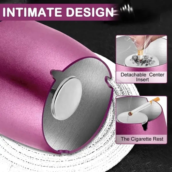 Indoor Smell Proof outside Metal Ashtrays with Cover